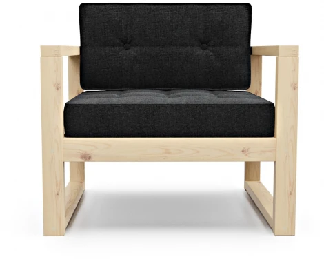 Кресло Arsko Астер сосна черная рогожка