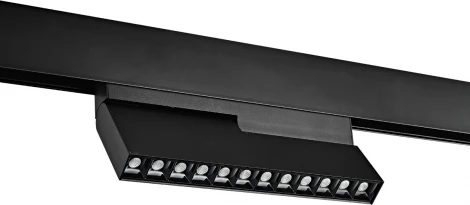 Трековый светильник магнитный Downlight Donolux DL18786 DL18786/12M Black (LED, 24V)