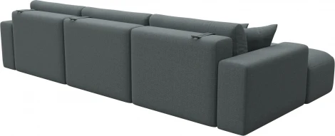 Диван угловой Лига-036 НПБ Классик Лонг левый угол Лига Диванов (Рогожка) арт.124680L