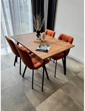 Кухонный стол Notta Кортни (Металл/Черный) арт.619216