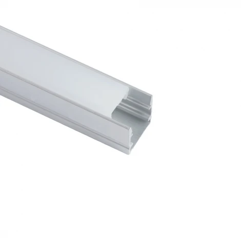 Профиль для светодиодной ленты алюминиевый накладной 2м Feron CAB243 52151