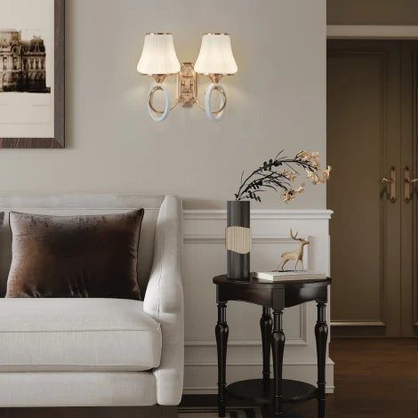 Бра Arte Milano Florentia-2387 302387/2W Wh/Gd (220V)