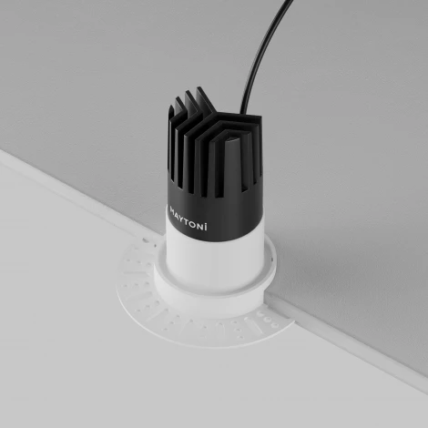 Встраиваемый светильник под гипсокартон Maytoni Dip DL120-10W-4K-TRS-W (LED, 220V, круглые)