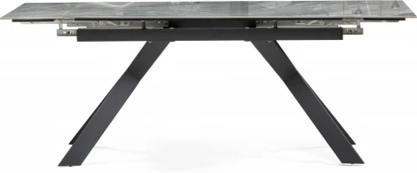 Керамический стол Хилбри 140 (Хилбри 140(200)х80х76 оробико / черный) Woodville арт.588050