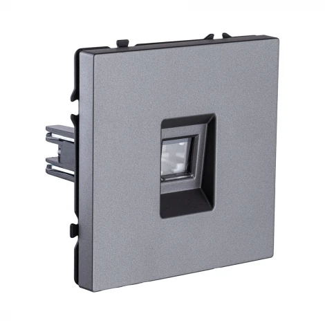 Розетка Ethernet RJ45 серый Kollinger Eclipse EC-017GY