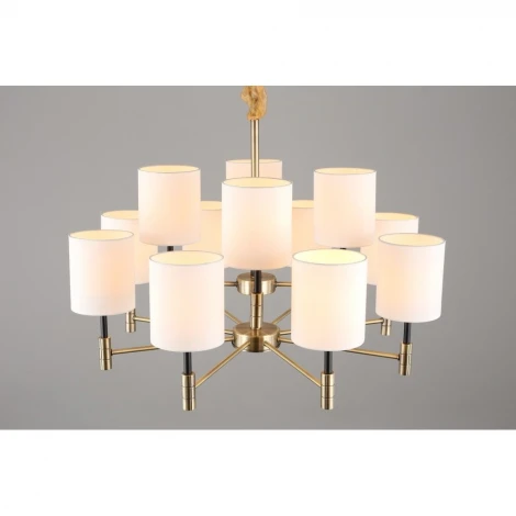 Подвесная люстра ярусная Omnilux Mulazzo OML-57503-12 (220V, на цепи)