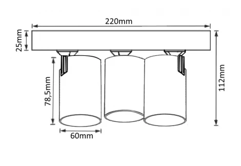 Спот Crystal Lux CLT 017 017W3 D230 WH