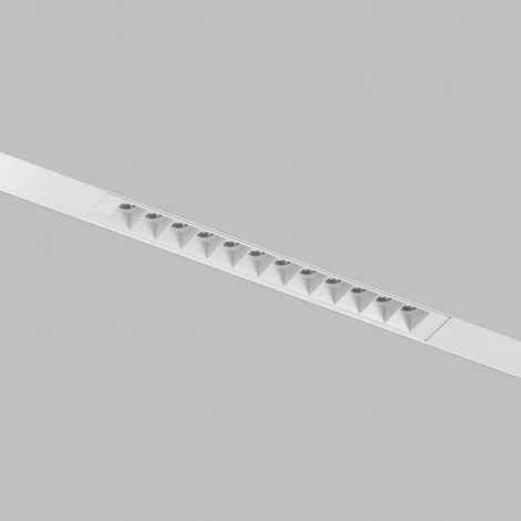 Трековый светильник светодиодный однофазный Denkirs Simple Grill DK8201-WH 220V 9W 4000K, белый