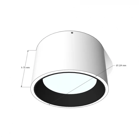 Накладной светильник White RAUMBERG 62E911Wh (LED, 220V, круглые)