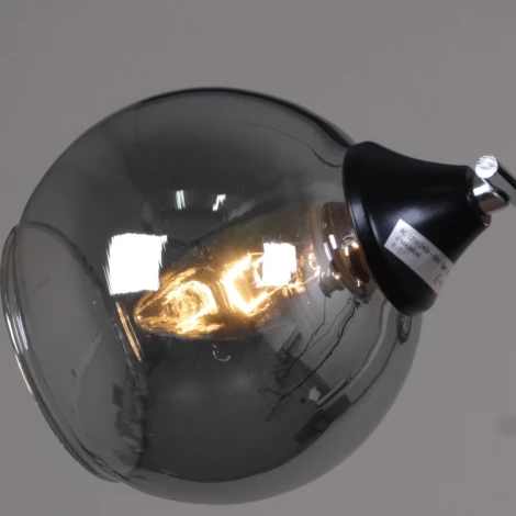 Потолочная люстра на штанге Reluce 02288-0.3-06 BK+CH (220V)