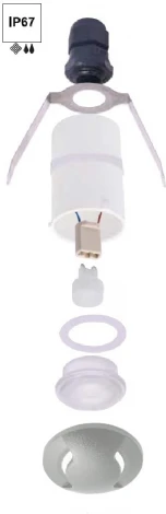 Встраиваемый светильник уличный Fumagalli Teresa 2L2.000.000.LXZ1L (220V, IP67)