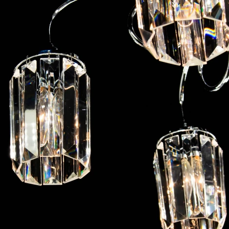 Потолочная люстра Citilux Синди CL330151 (220V, хрусталь)