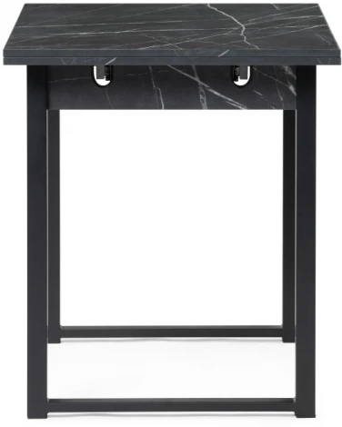 Стол Woodville Форли 90(150)х67 файерстоун / черный матовый 550564