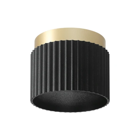 Точечный светильник накладной Wolta WSL-GX53/19BG под лампу GX53 Черный / Золотой MUSE