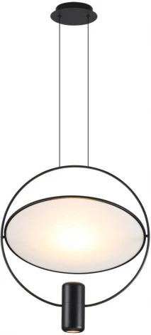 Подвесной светильник Odeon Light Orbit 7029/2L черный/бел матовый металл/акрил черный поворотный на 150 LED GU10 2*7W ORBITE (220V, на проводе)