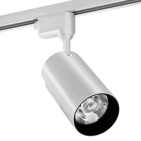 Трековый светодиодный светильник однофазный Wolta WTL-50W/01W 220V 50Вт 4000К IP40 белый