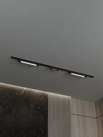 Трековая система в сборе однофазная накладная 220V 70W Hesby Lighting Skylite HSBL_kompl_S010_NI2B3K