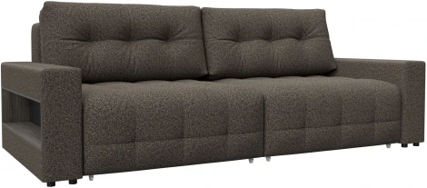 Диван прямой с полками Лига-053 НПБ Лига Диванов (Велюр) арт.128905