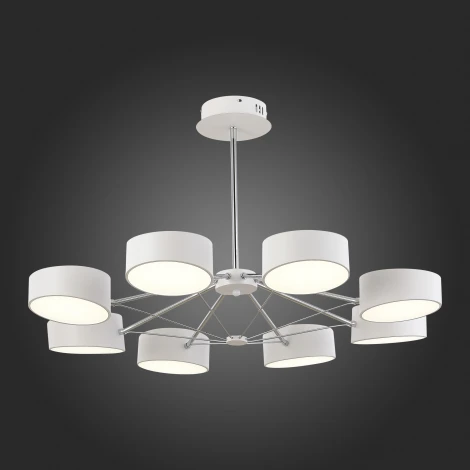 Потолочная люстра на штанге Valle SLE6005-502-08 Evoluce (LED, 220V, пульт управления)