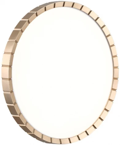 Настенно-потолочный светильник Sonex Atabi Gold 7648/DL PALE SN пластик/белый/золотой LED 48Вт 4000К D385 IP43 (220V, круглые)