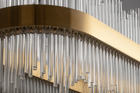 Подвесная люстра Freya Chalice FR10008PL-L52G (LED, 220V, на тросе, круглые)