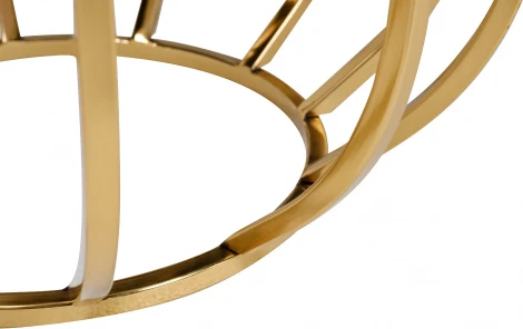 Журнальный стол Garda Decor 79MAL-7072 (Золото/Белый)