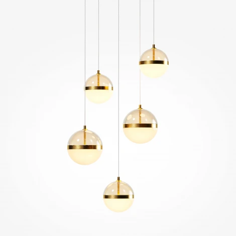 Подвесной светильник Maytoni Area MOD295PL-L60BBS3K (LED, 220V, на проводе, шарики)