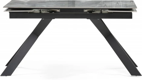 Керамический стол Хилбри 140 (Хилбри 140(200)х80х76 оробико / черный) Woodville арт.588050