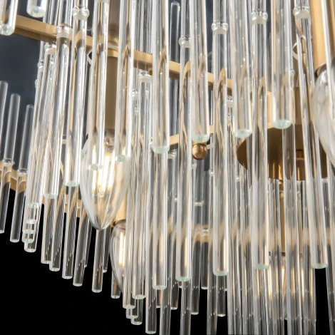 Потолочная люстра на штанге Agora FR5216PL-09BS (220V)