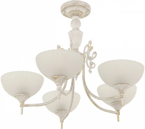 Потолочная люстра на штанге Arte Milano AM340049 340049/5 WT+G (220V)