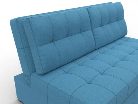 Диван прямой Лига-107 (140) (ЛДСП,Брус,Фанера,Рогожка/Голубой) Лига Диванов 134904