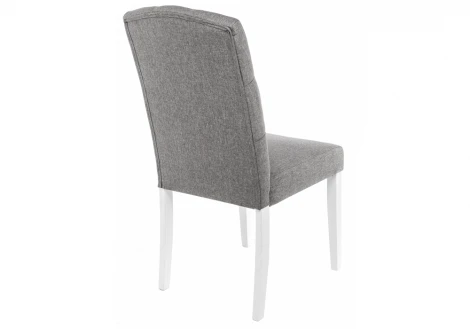 Обеденный стул Woodville Menson white / fabric pebble 11025
