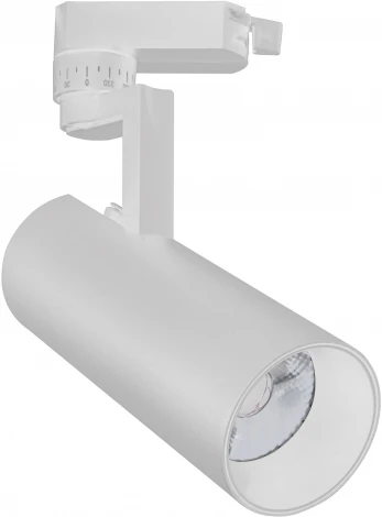 Трековый светильник светодиодный 20029 20029TRA/02 LED 30W 4200K белый матовый (220V, круглые)