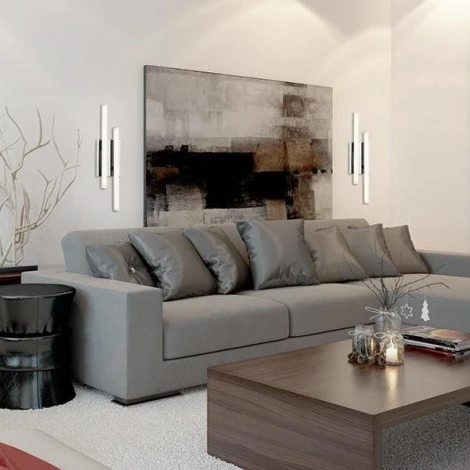 Настенный светильник Eurosvet Hi-tech 90020/2 хром (LED, 220V)