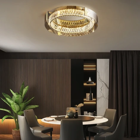 Протолочный светильник LED PERSEY D80 Amber Трех ImperiumLoft Persey01 (223746-23)