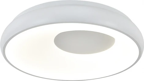 Потолочный светильник круглый (14016/1С White) Indigo Cratere V000152L (регулировка яркости, LED, 220V, пульт управления, круглые)