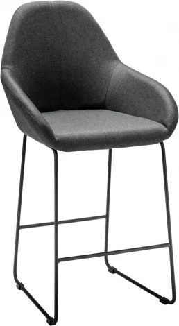 Кресло полубар Kent тёмно-серый/Линк R-Home арт.410119135h_ТмСер_черн_ПБ