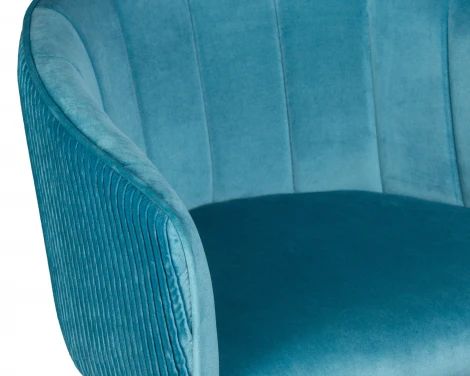 Стул барный DARCY (морской волны велюр (1922-7))