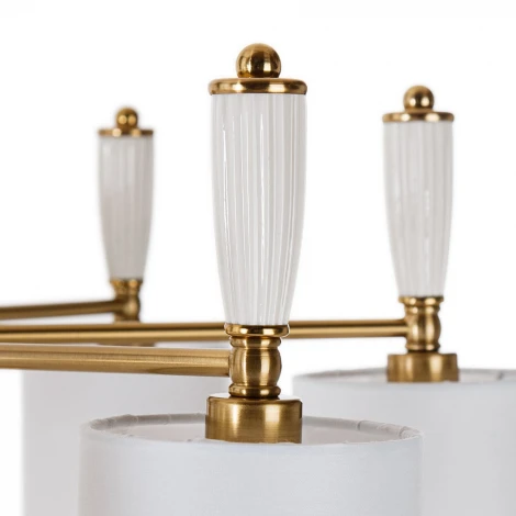 Потолочная люстра на штанге Arte Lamp Waverley A4102PL-8PB (220V)