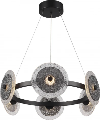 Подвесной светильник ST Luce Alumno SL6142.433.01 черный/дымчатый LED 1*34W 4000K (220V, на тросе)