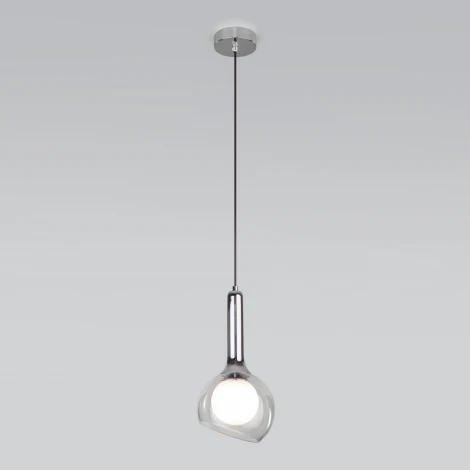 Подвесной светильник Eurosvet Fantasy 50188/1 хром (220V, на проводе, шар)
