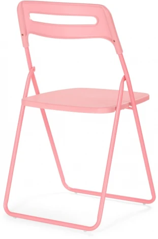 Пластиковый стул Woodville Fold складной pink 15484