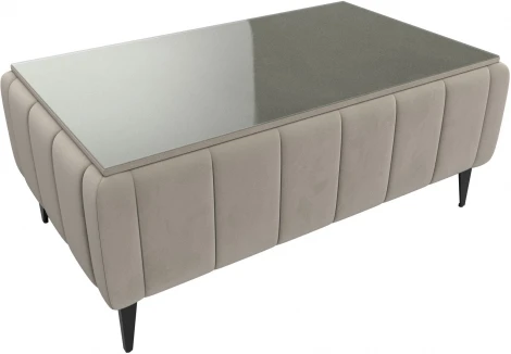 Стол Лига-045 (Бежевый/Микровельвет) Лига Диванов арт.122358