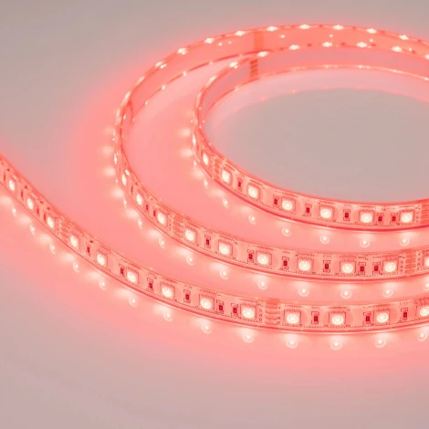 Светодиодная лента герметичная RTW-PU-B60-12.5mm 24V RGB (14.4 W/m, IP68, Wire 2m, 5m) (Arlight, -) 029515(3)