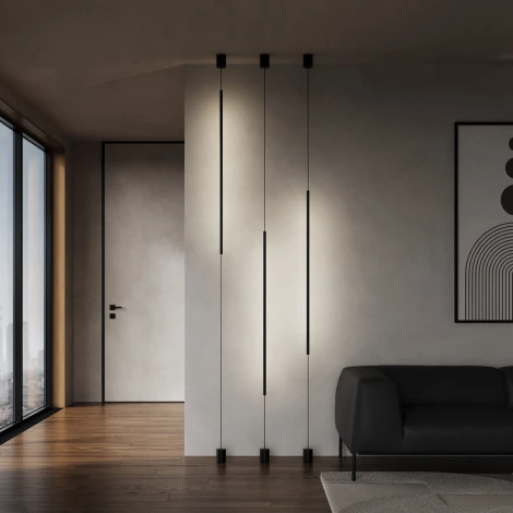 Подвесной светодиодный светильник с утяжелителем Eurosvet Thrust 604051 LED 4000К черный