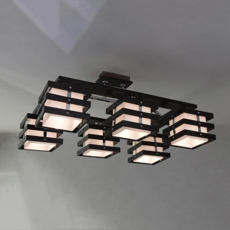 Потолочная люстра Citilux Киото CL133161 (220V, венге, куб)