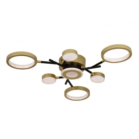 Потолочная люстра на штанге светодиодная с ПДУ F-Promo Hybrid 4686-7C