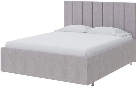 PROxSON Кровать Modern Large (Ткань: Велюр Лофти Серый) 80x200