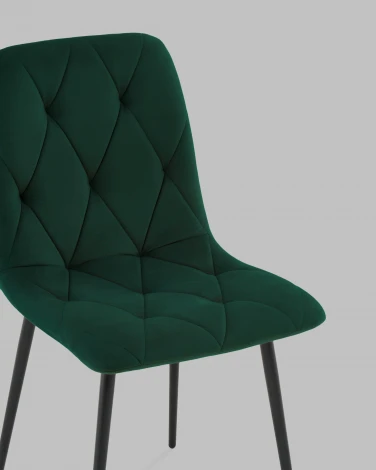 Стул Одди Diamond велюр зеленый Stool Group арт.УТ000041440