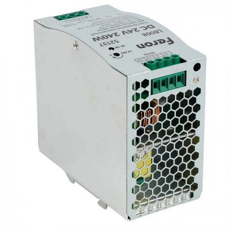 Трансформатор электронный для светодиодной ленты и оборудования на DIN-рейку 240W 24V Feron LB008 52137